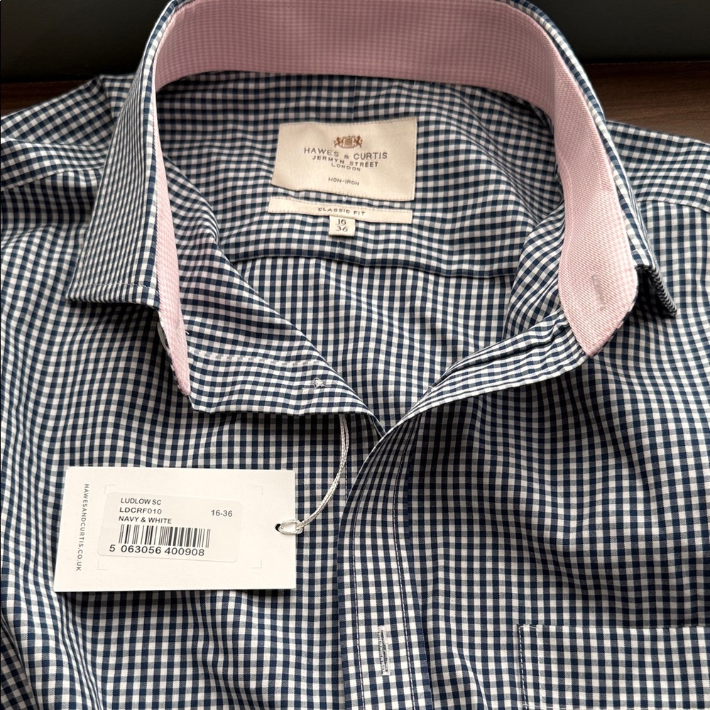 Haters and Curtis Men's Blue Checkered Shirt